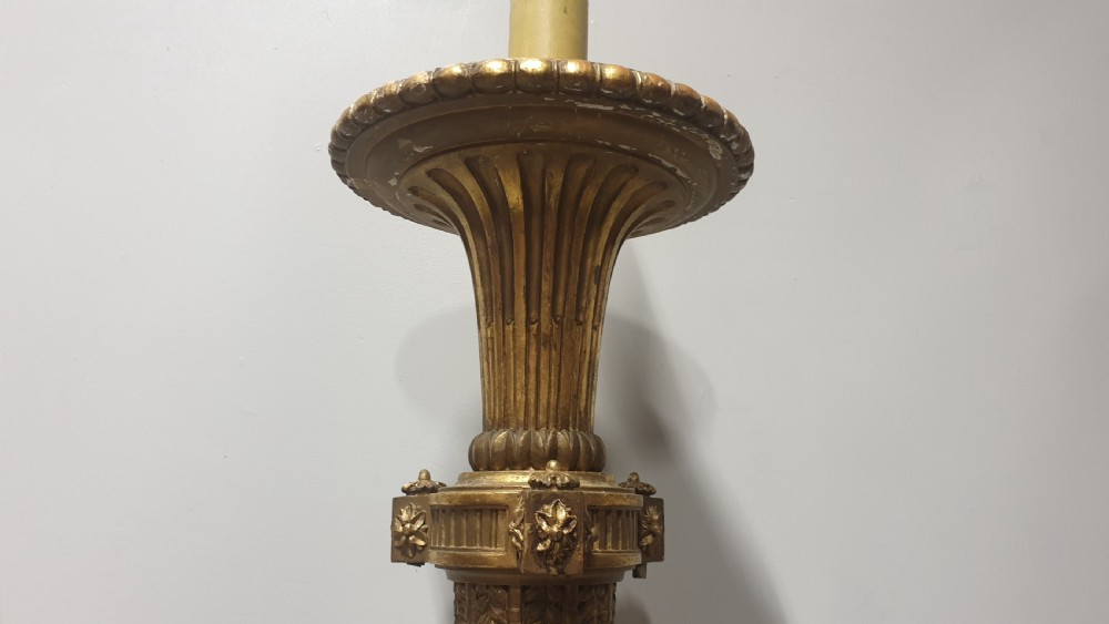 Victorian Gilt Standard Lamp View VIII