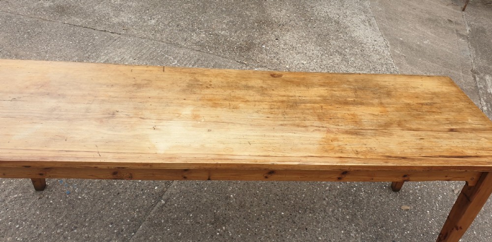 Superb Fruitwood Refrectory Kitchen Table View III