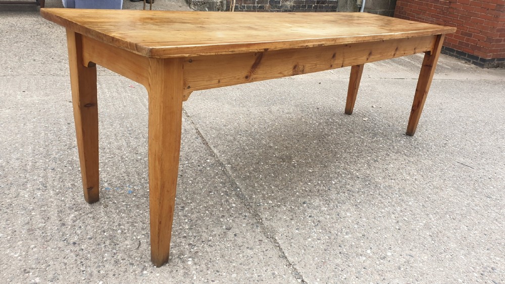Superb Fruitwood Refrectory Kitchen Table View V