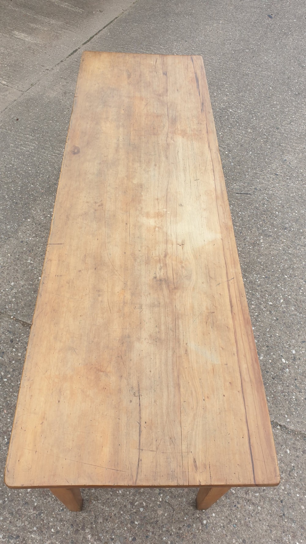 Superb Fruitwood Refrectory Kitchen Table View VI