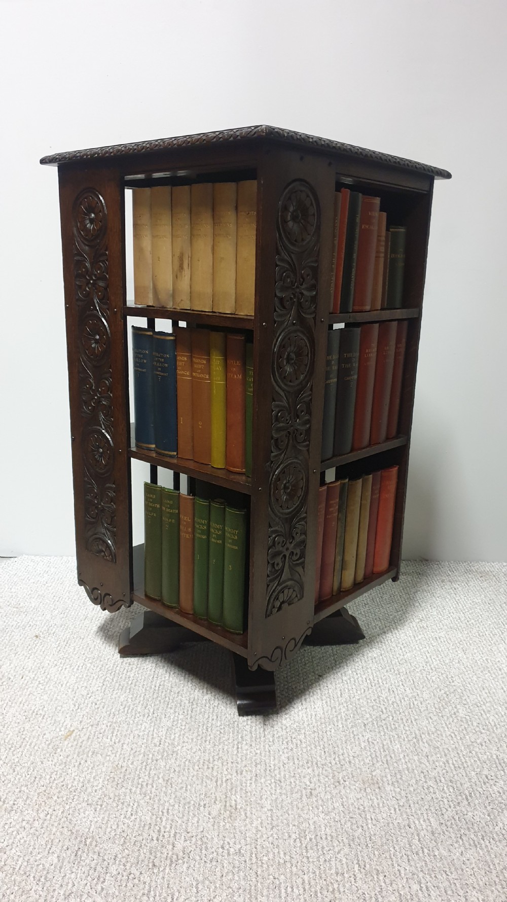 Large  Victorian Revolving Bookcase