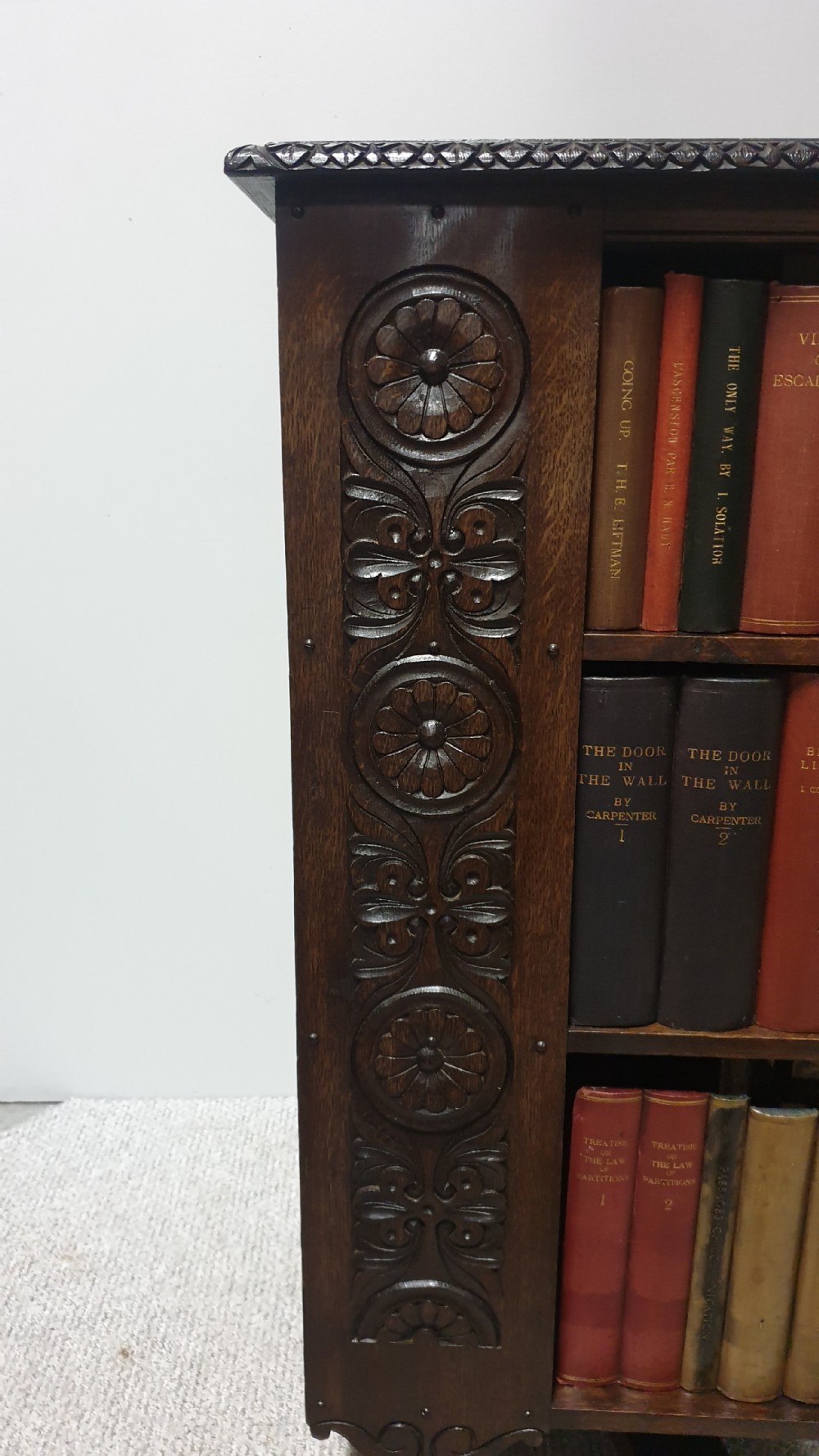 Large  Victorian Revolving Bookcase View III