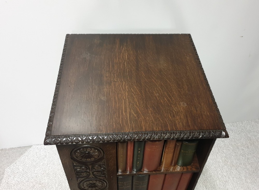 Large  Victorian Revolving Bookcase View IV
