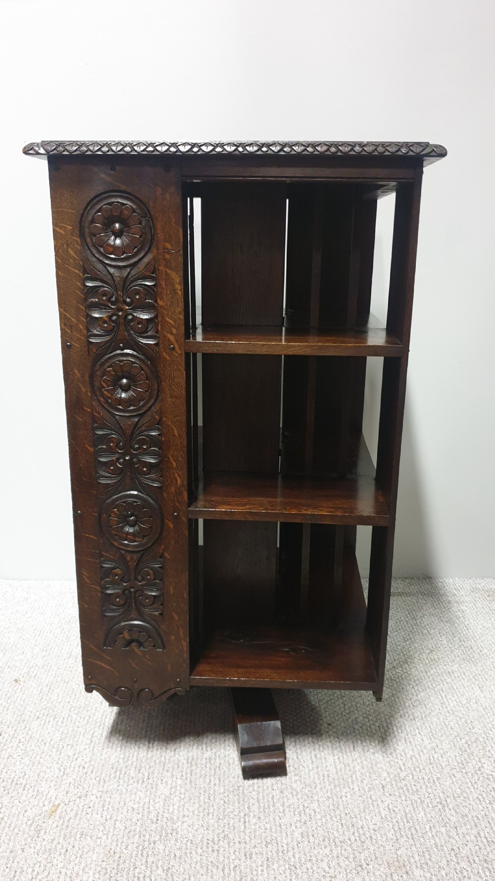 Large  Victorian Revolving Bookcase View VI