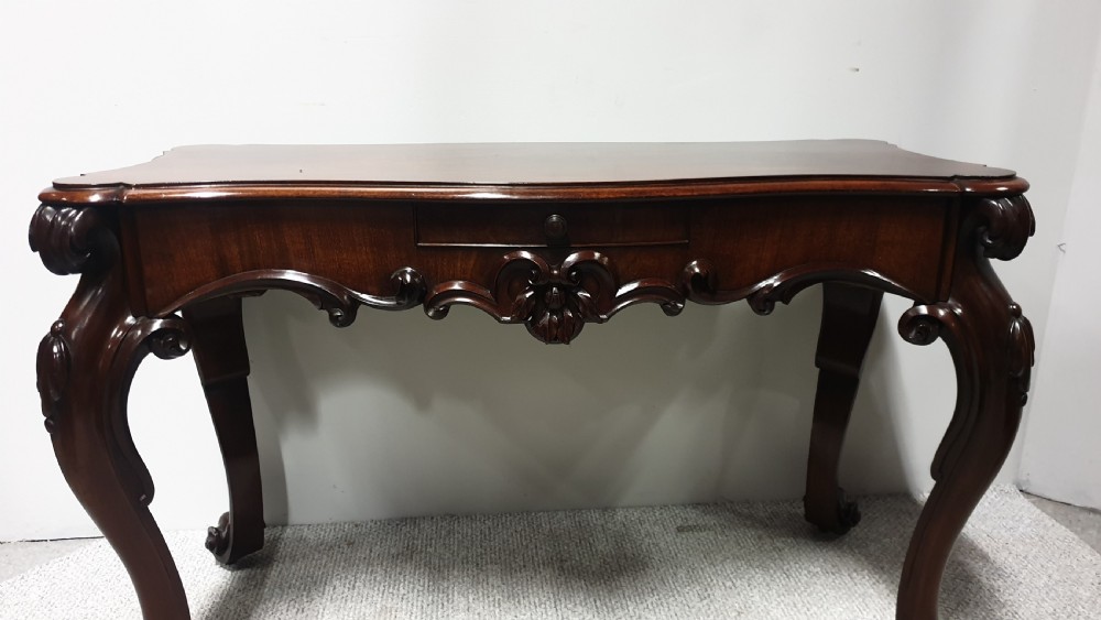 Superb Solid Mahogany Console Side Table View II