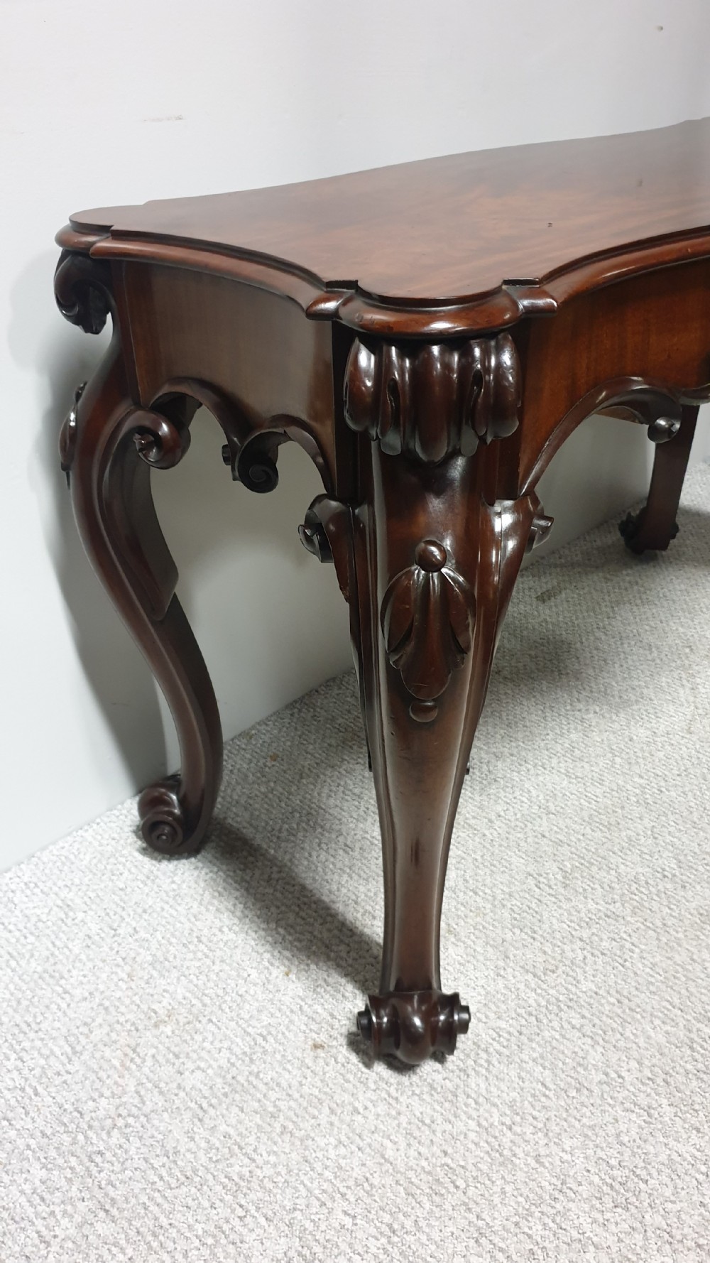 Superb Solid Mahogany Console Side Table View III