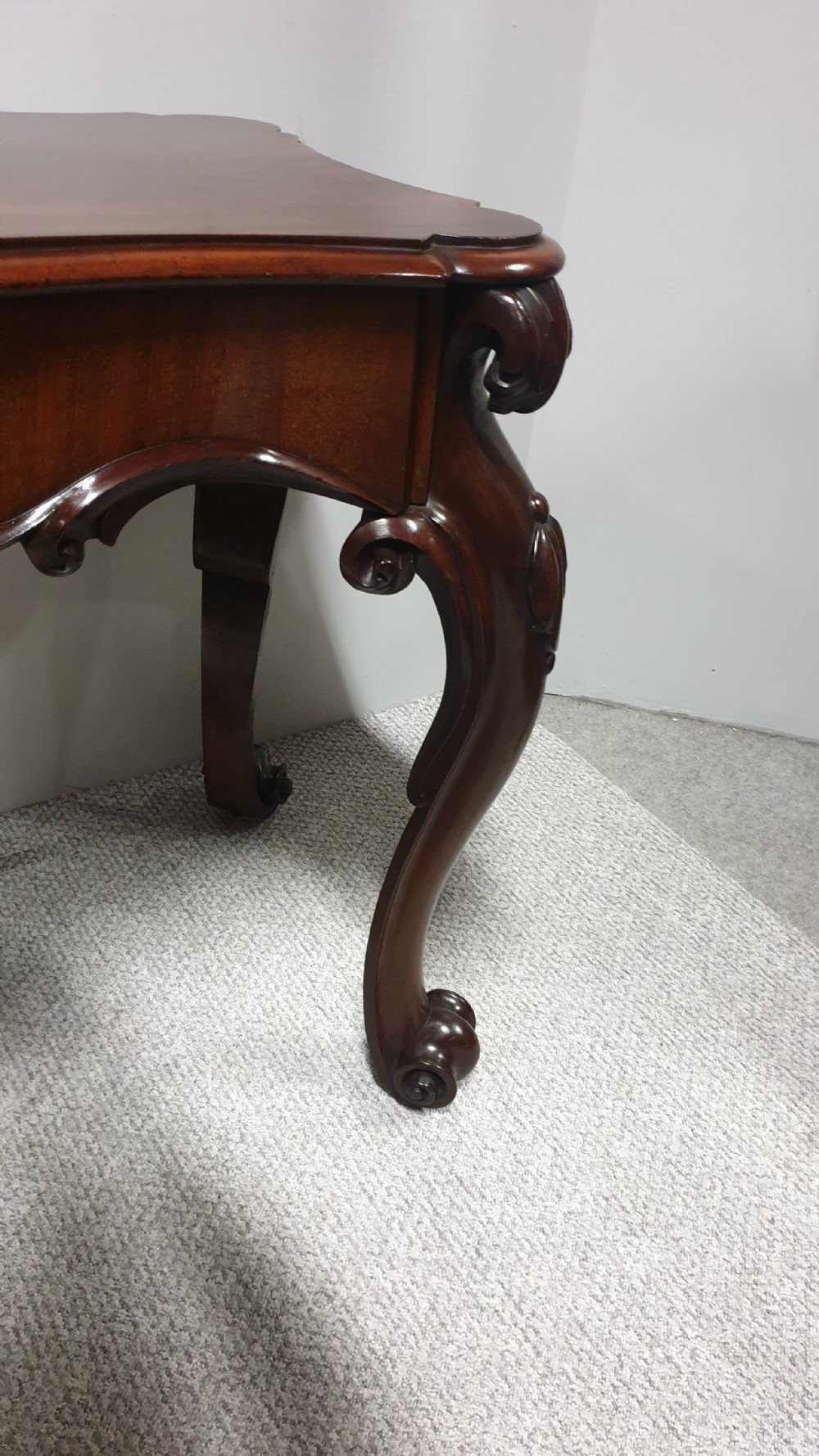 Superb Solid Mahogany Console Side Table View VI