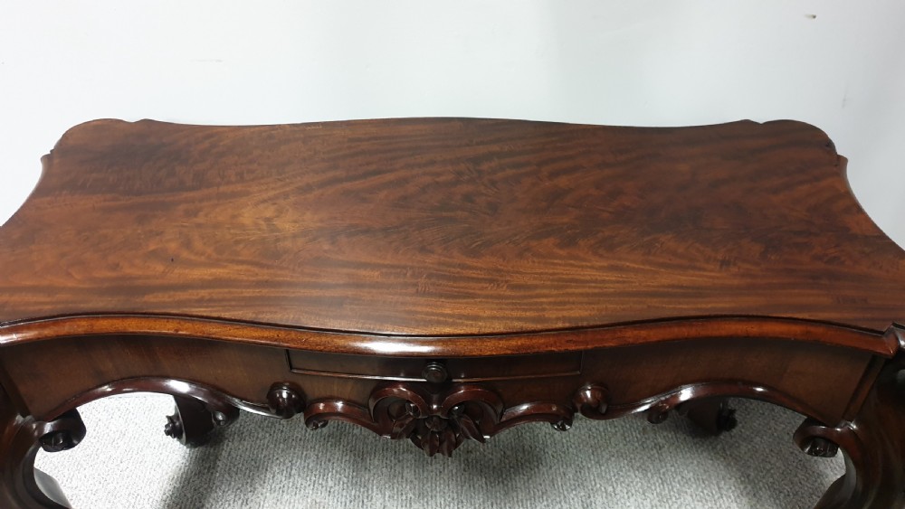 Superb Solid Mahogany Console Side Table View VIII
