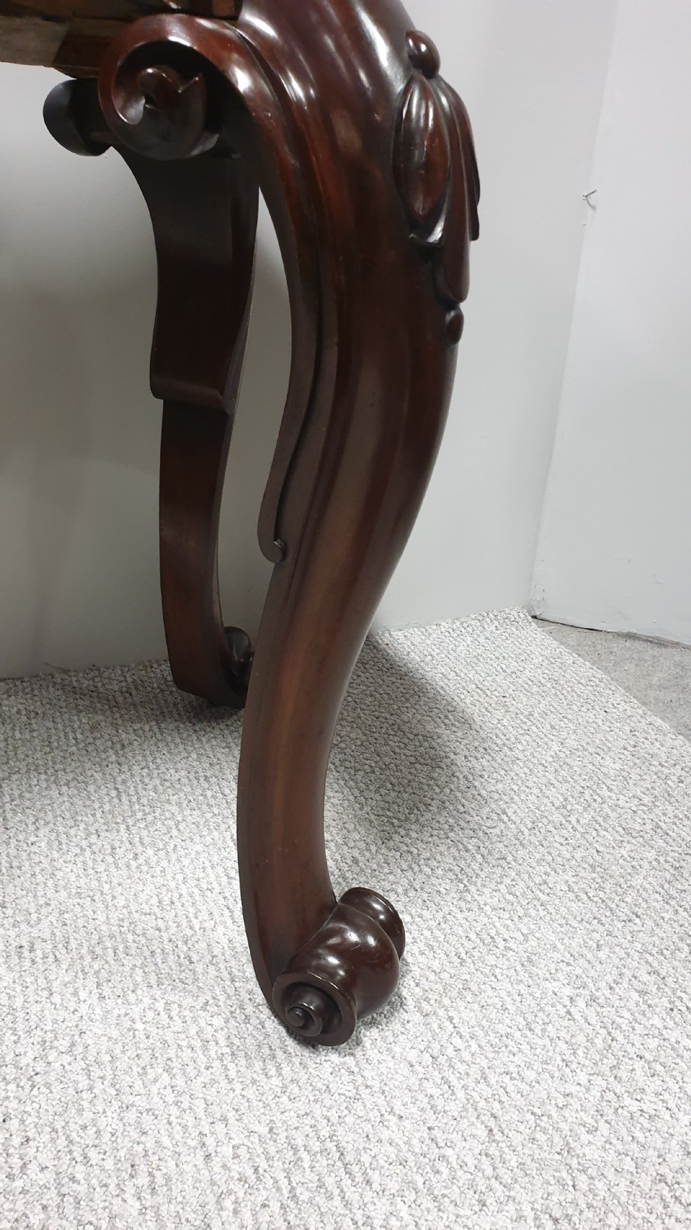 Superb Solid Mahogany Console Side Table View X