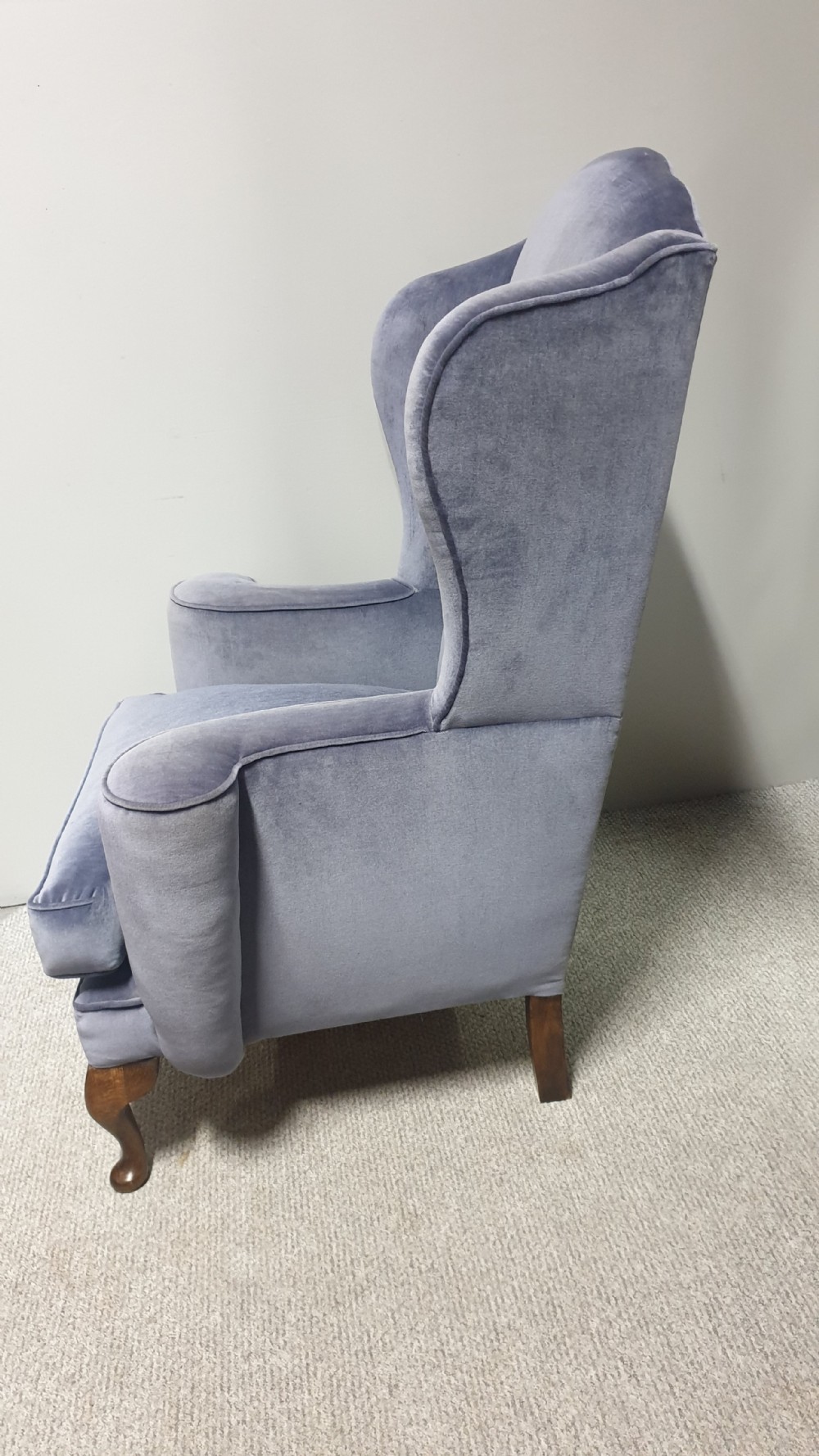 Large Victorian Wing Backed  Library Arm Chair View V