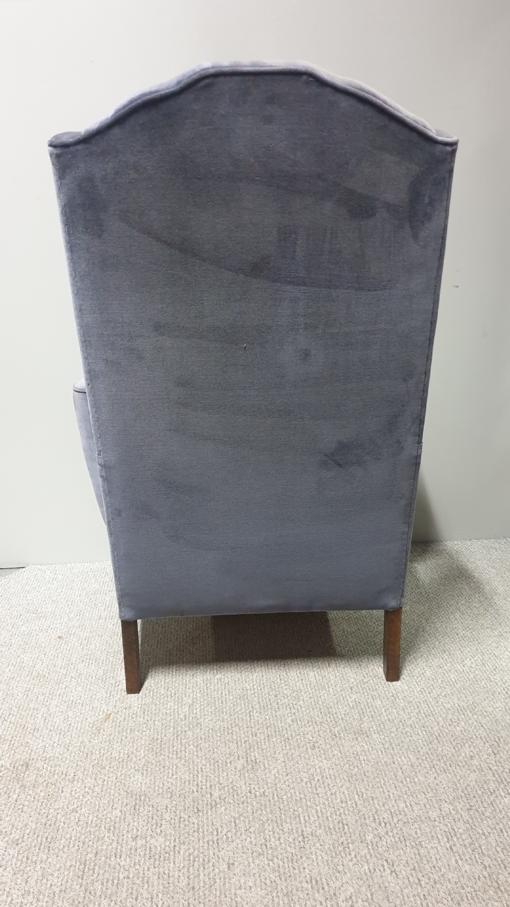Large Victorian Wing Backed  Library Arm Chair View VI