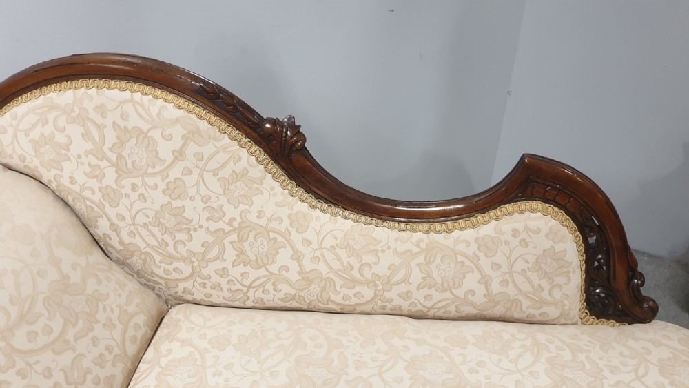 Victorian Chaise Lounge of Small Proportions View III