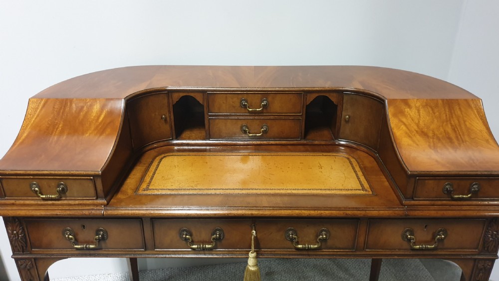 Top Quality Mahogany Carlton House Desk View V