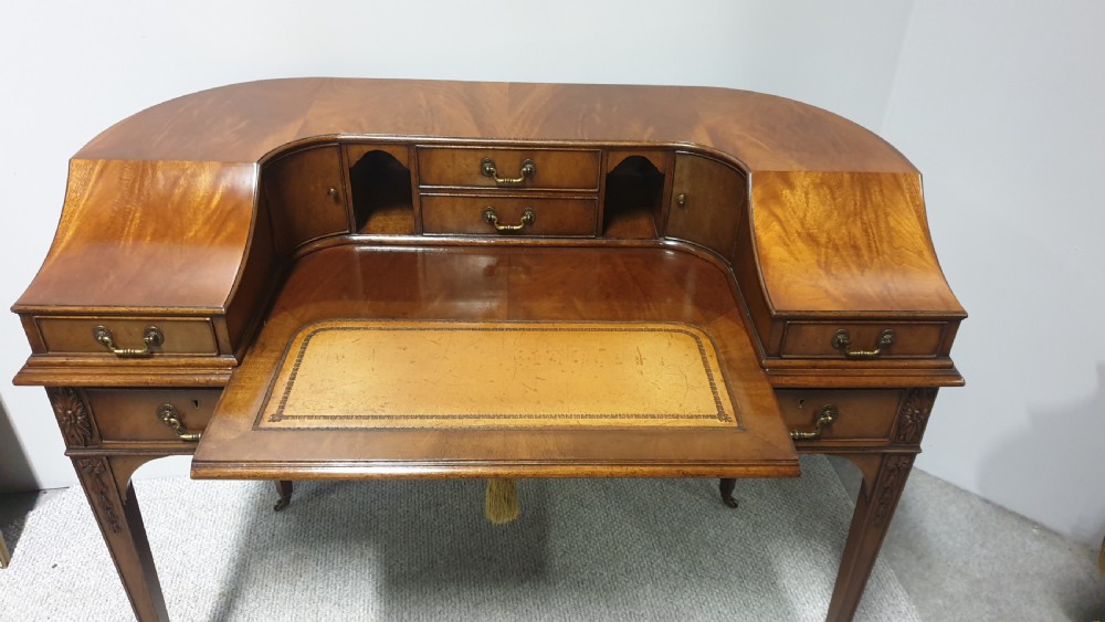 Top Quality Mahogany Carlton House Desk View VIII
