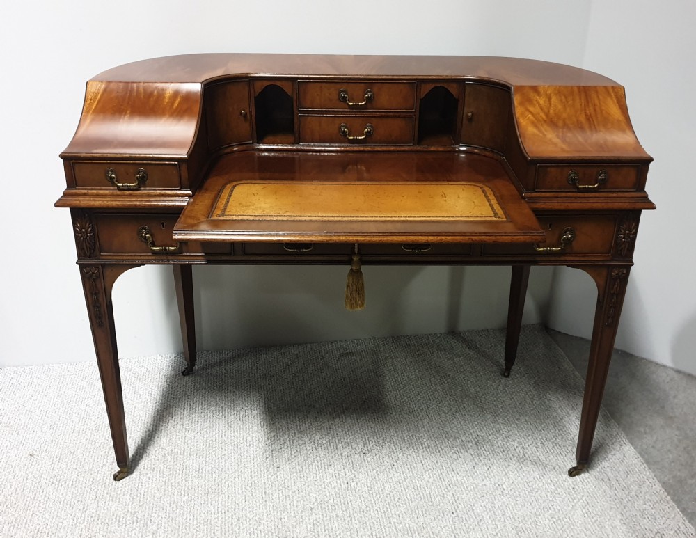 Top Quality Mahogany Carlton House Desk View IX
