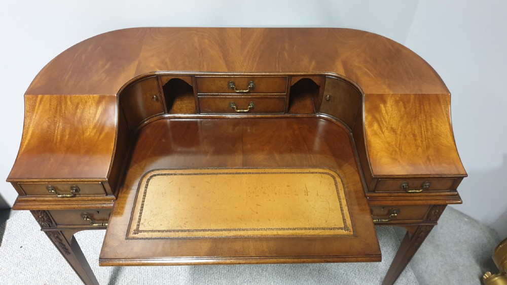 Top Quality Mahogany Carlton House Desk View X