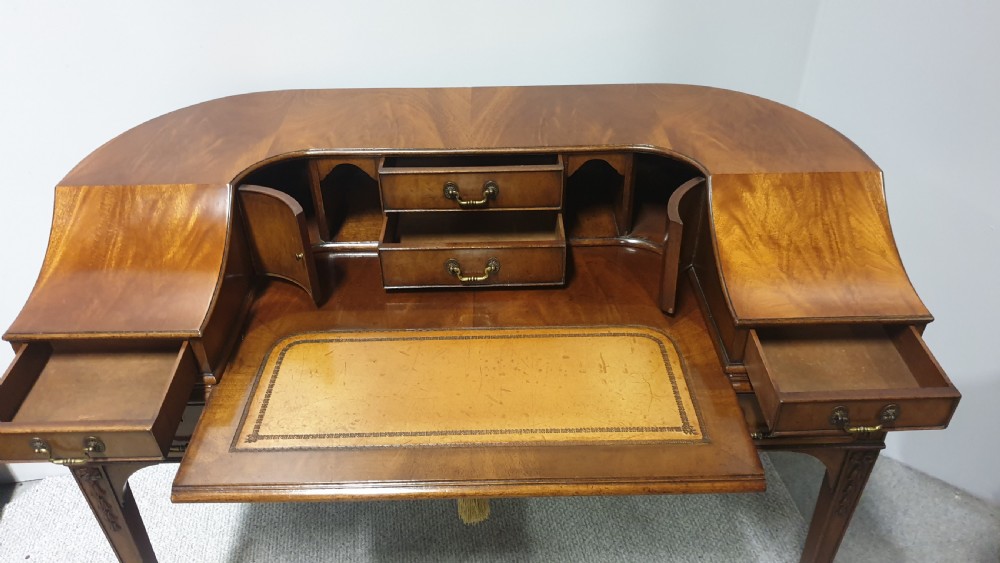 Top Quality Mahogany Carlton House Desk View XI
