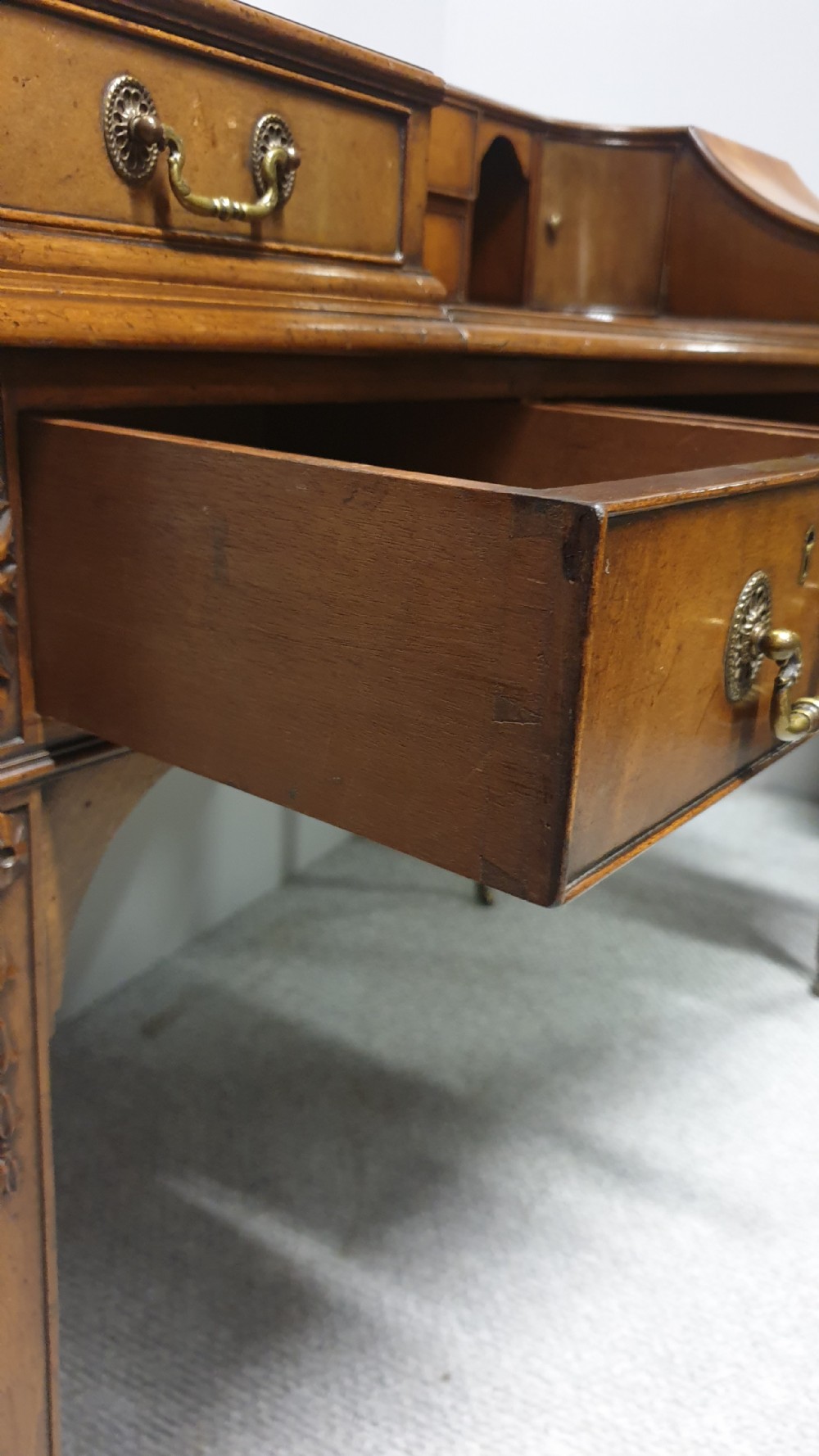 Top Quality Mahogany Carlton House Desk View XIII