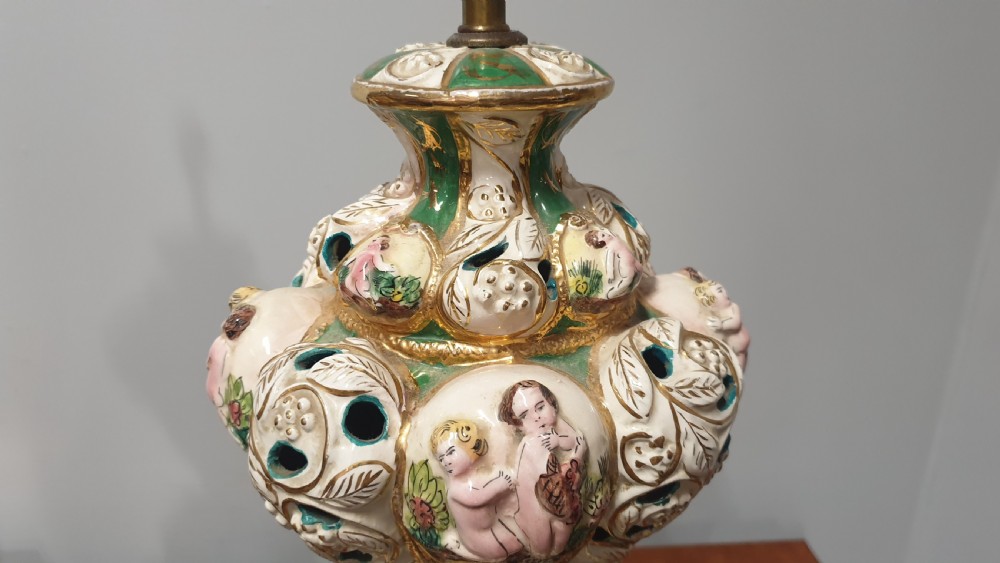 Large Pair Italian Lamps View VI