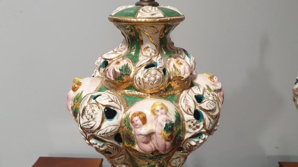 Large Pair Italian Lamps View VII