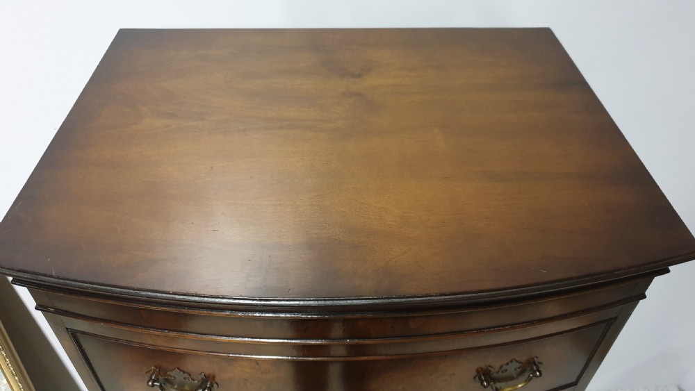 Burr Walnut Chest on Chest of Drawers View VII