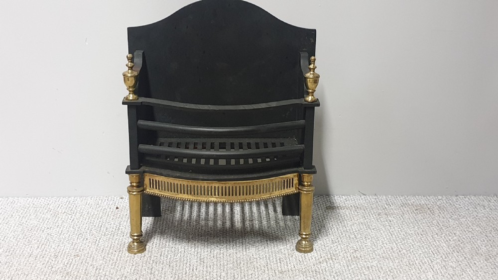 Cast Iron and Brass Grate View II