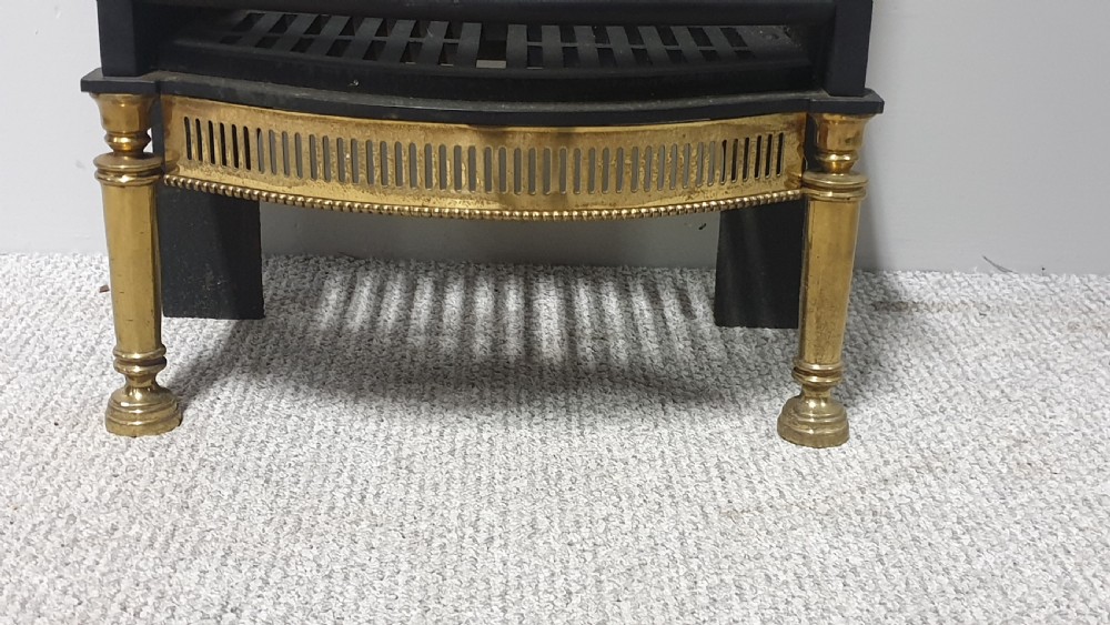Cast Iron and Brass Grate View III