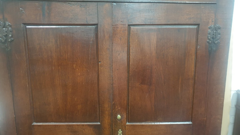 C18th Oak Hall Wardrobe View II