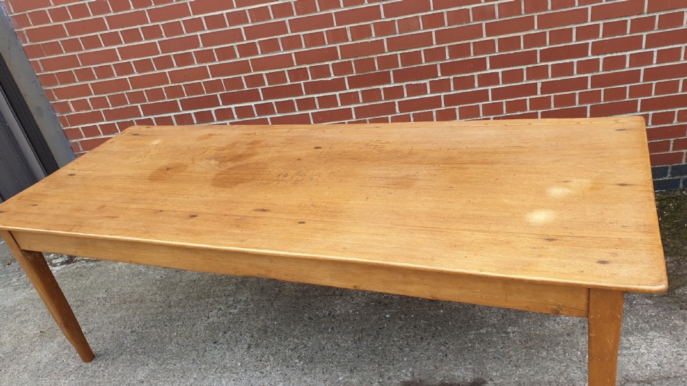 French Fruitwood Kitchen Dining Table View VIII
