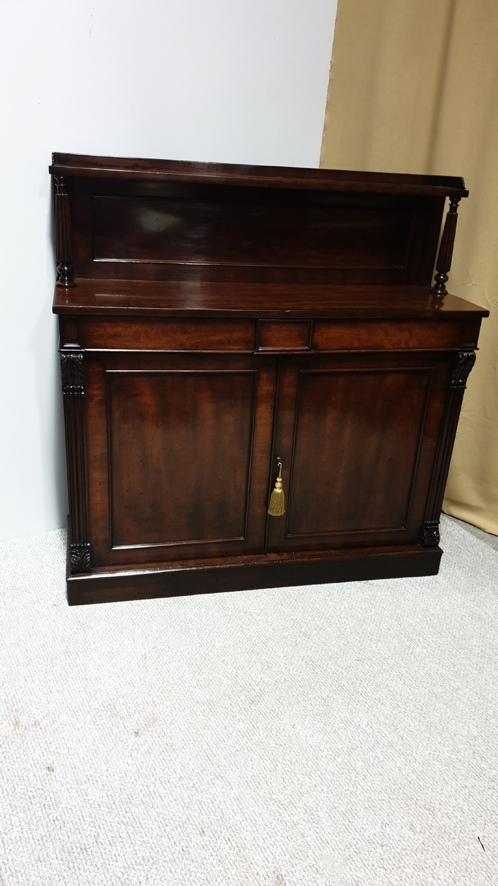 Regency Mahogany Chiffonier Sideboard