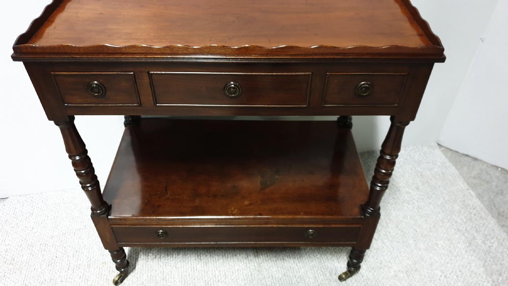 Good Mahogany Two Tier Trolley View II