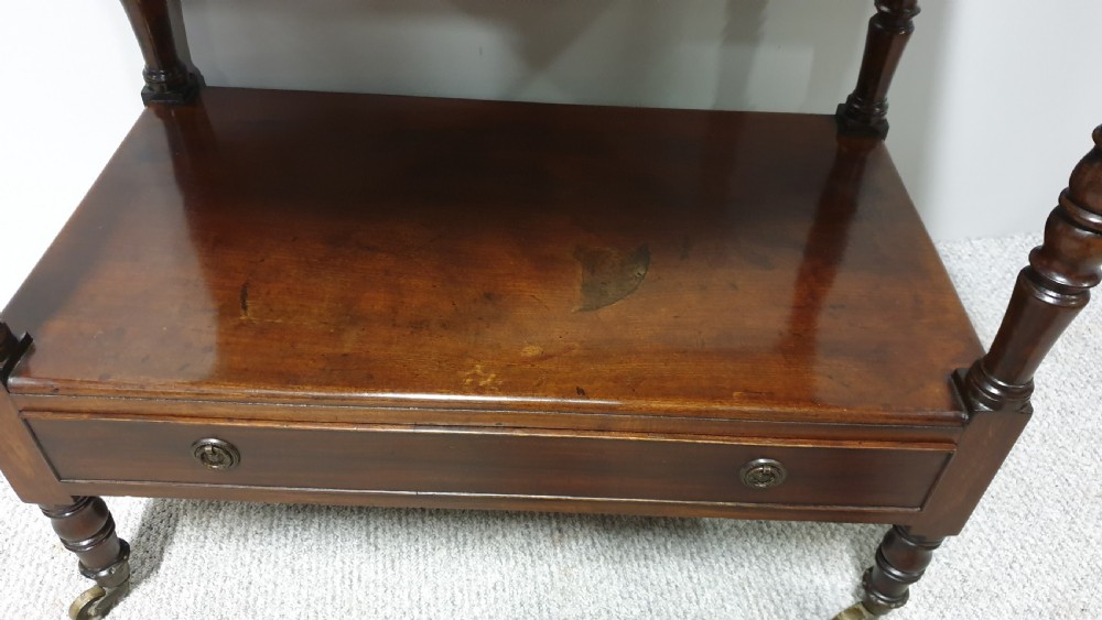 Good Mahogany Two Tier Trolley View V