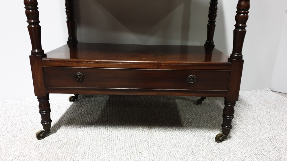 Good Mahogany Two Tier Trolley View VI
