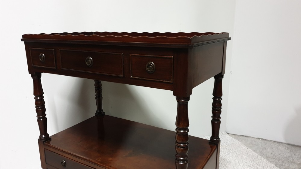 Good Mahogany Two Tier Trolley View XIII