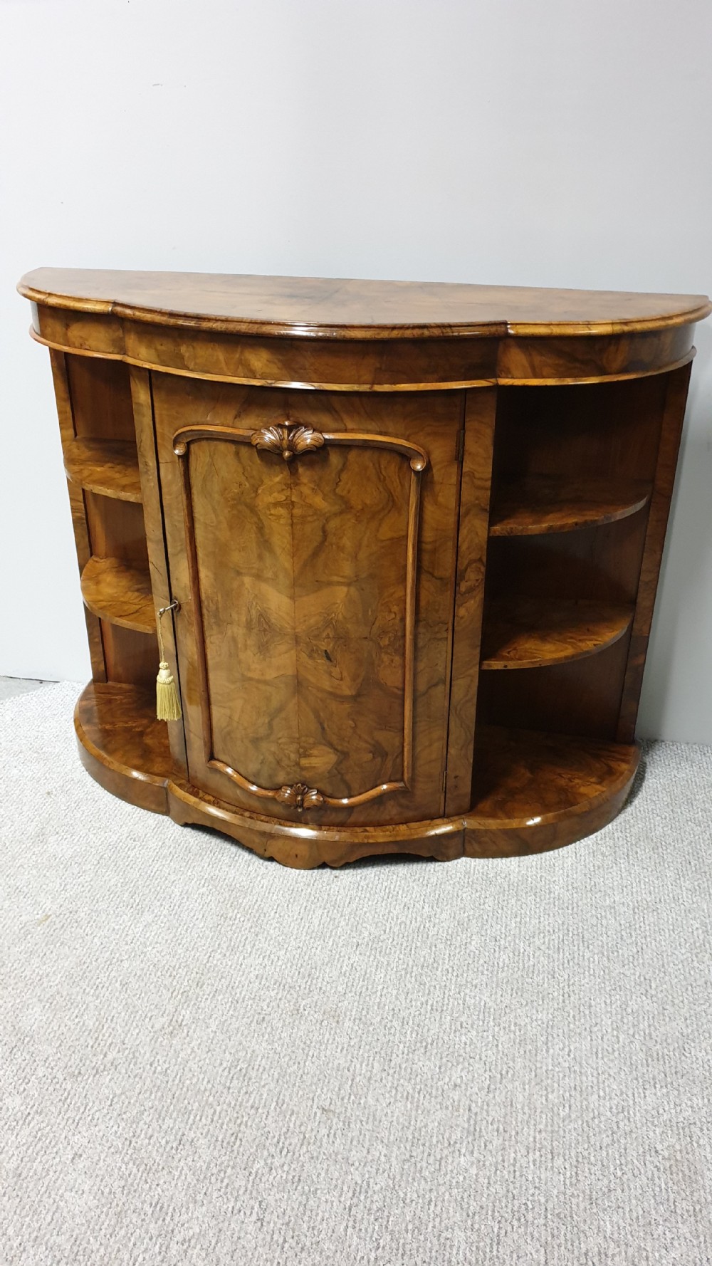 Burr Walnut Credenza