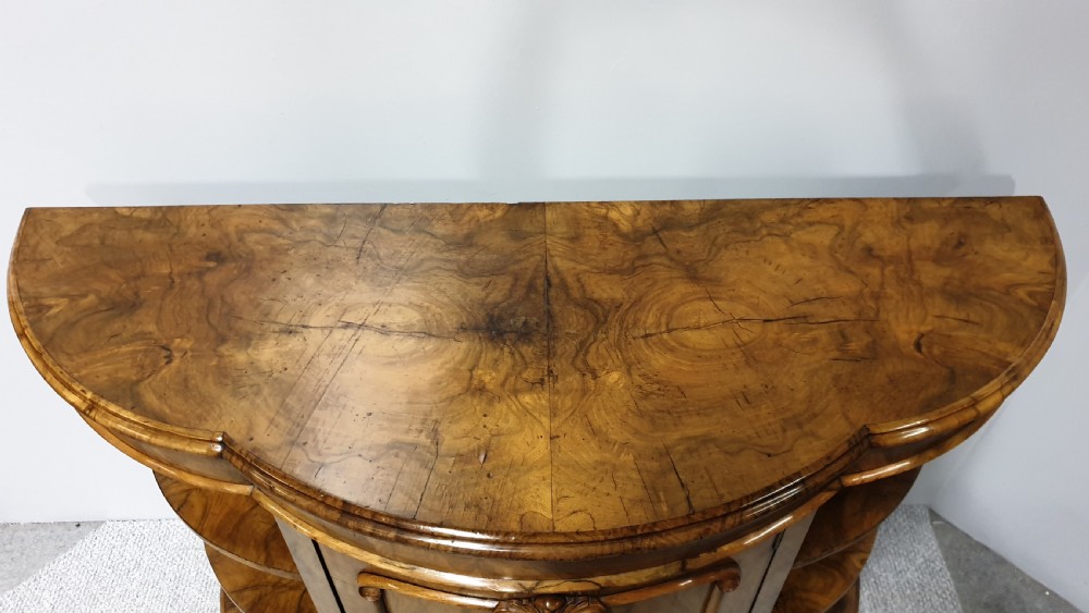 Burr Walnut Credenza View II