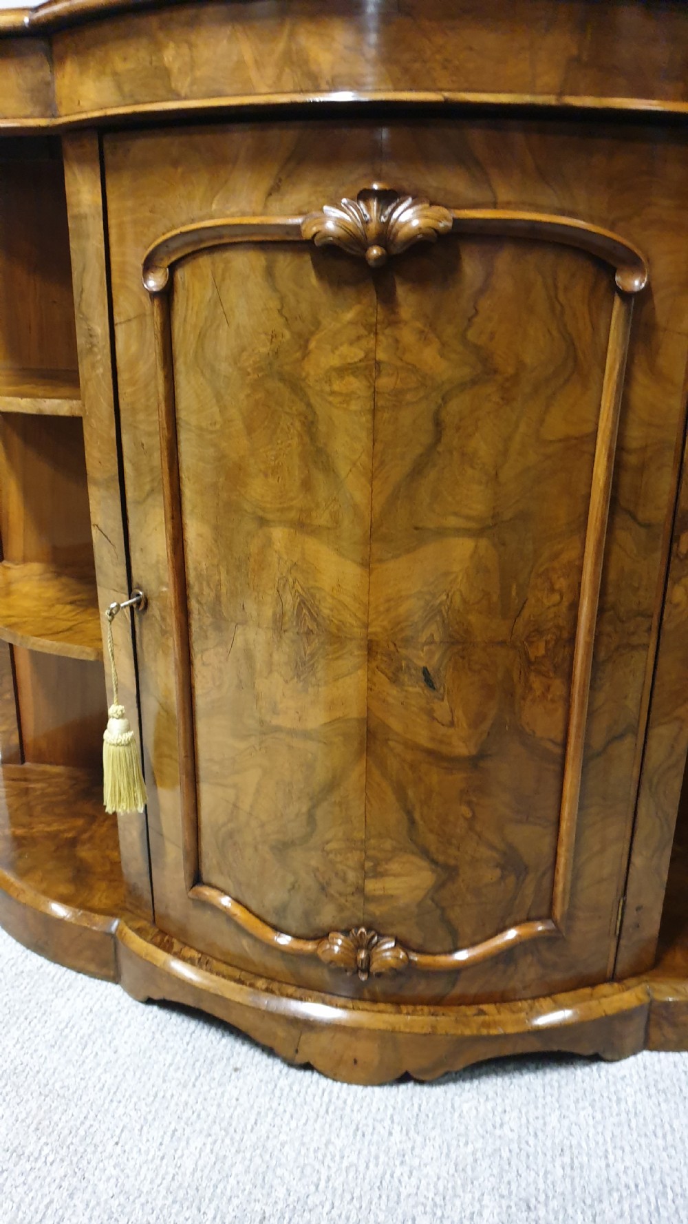 Burr Walnut Credenza View IV