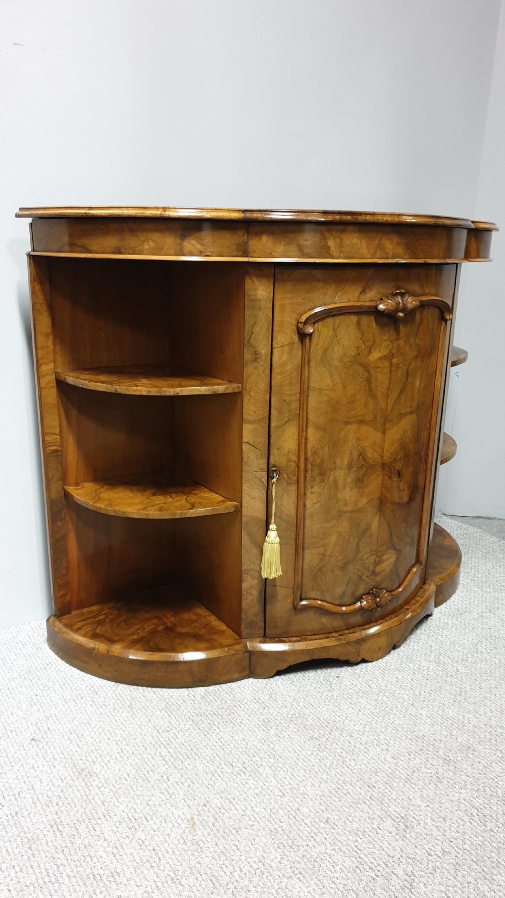 Burr Walnut Credenza View V