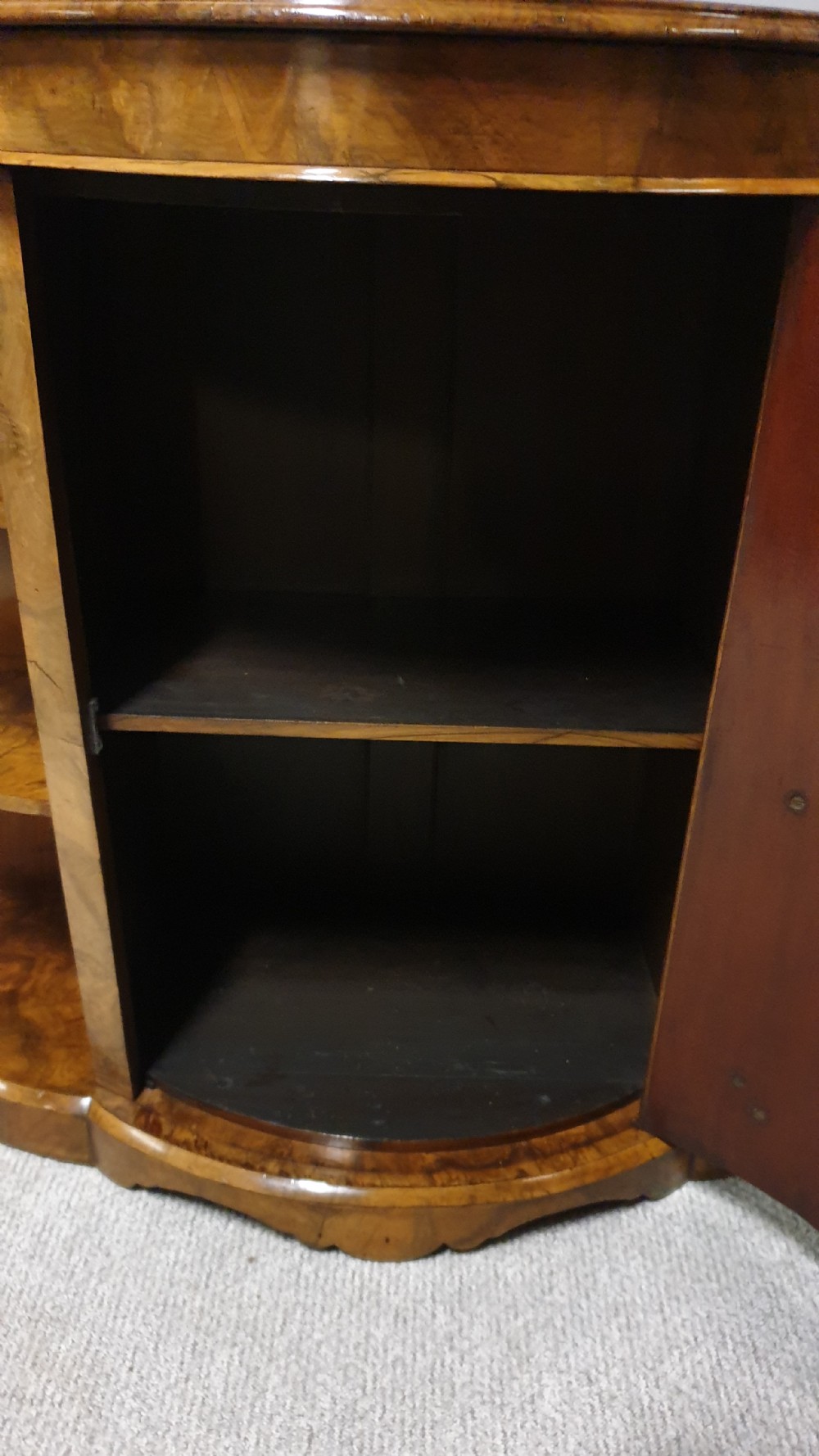 Burr Walnut Credenza View IX