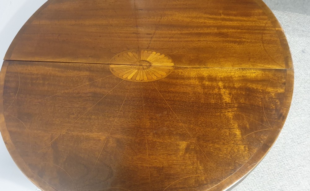 Pair Georgian Inlaid Console Tables View V