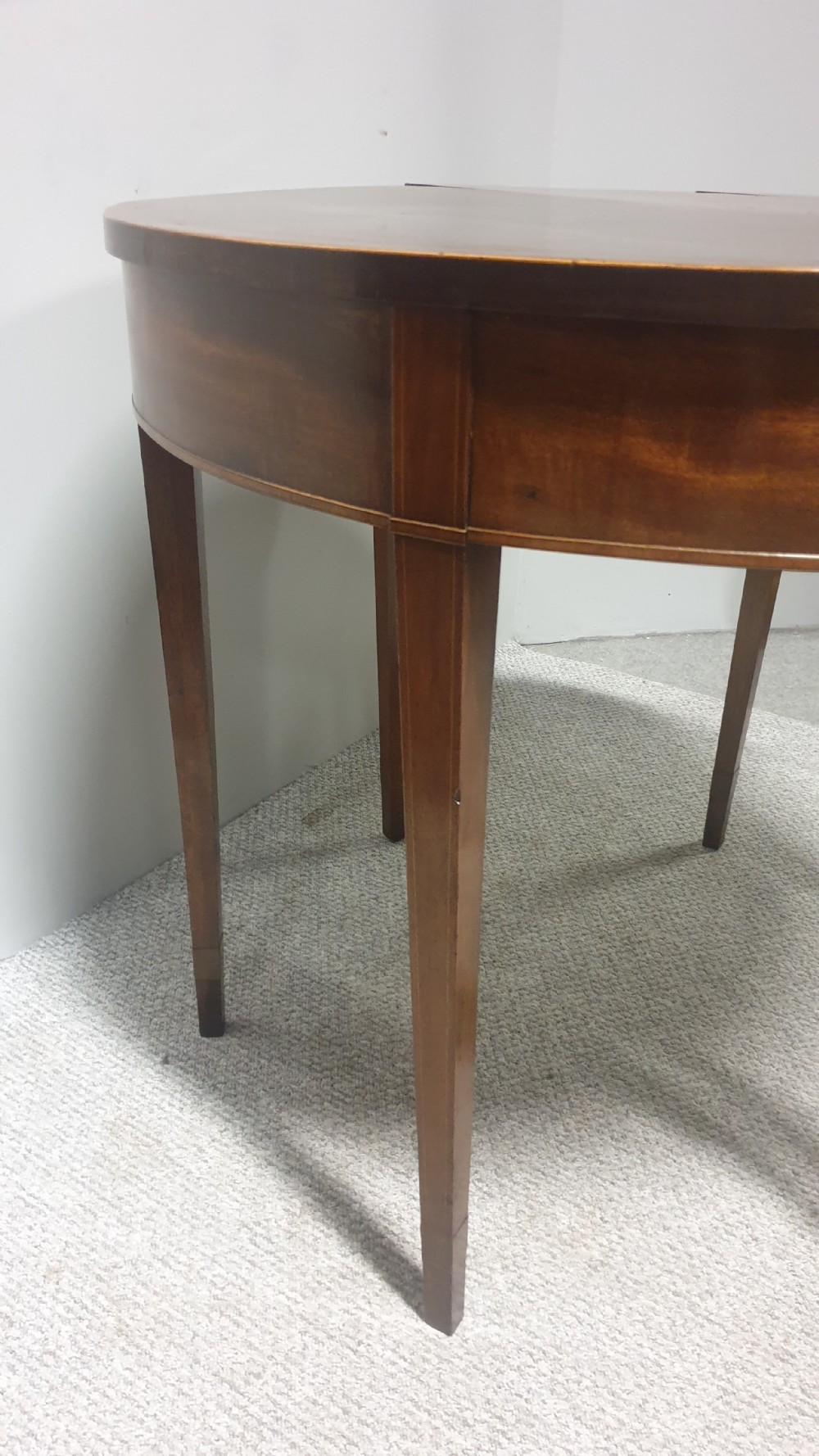 Pair Georgian Inlaid Console Tables View IX