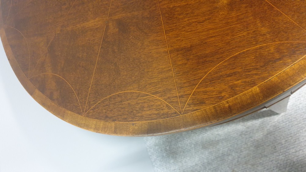 Pair Georgian Inlaid Console Tables View XI