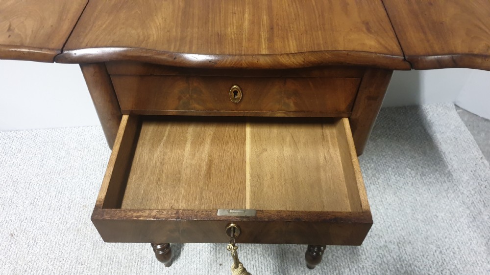 Lovely Mahogany Sewing Work Table View IV