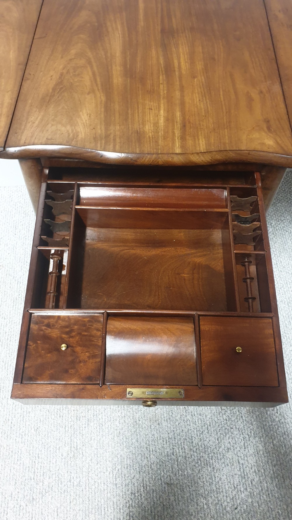 Lovely Mahogany Sewing Work Table View V