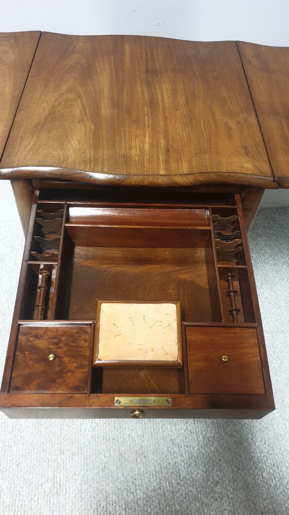 Lovely Mahogany Sewing Work Table View VI