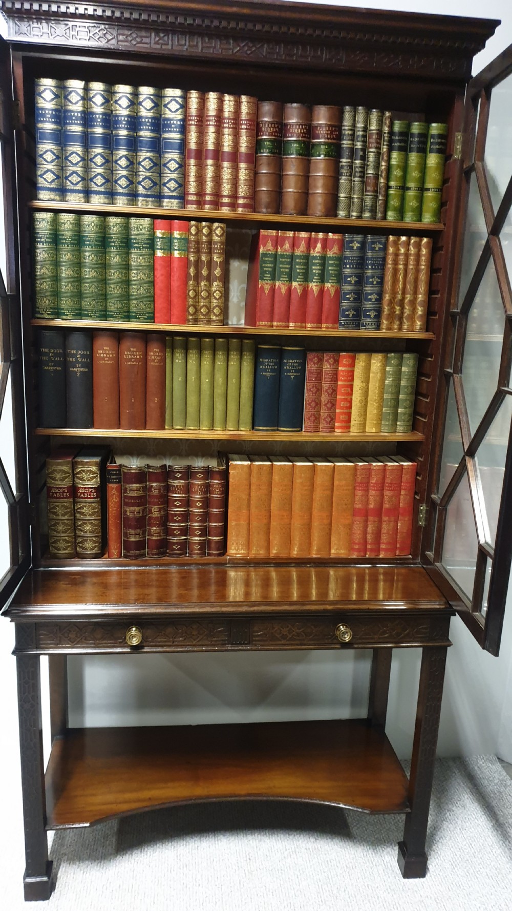 Edwards and Roberts Mahogany Bookcase View X