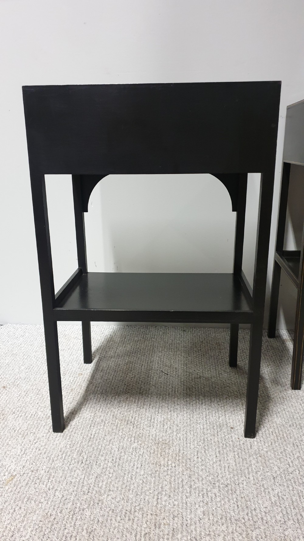 Pair Painted Lamp Side Tables View VIII