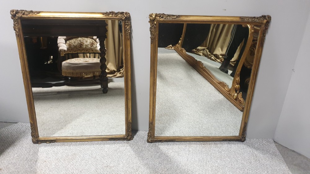 Pair Regency Gilt Wall Mirrors