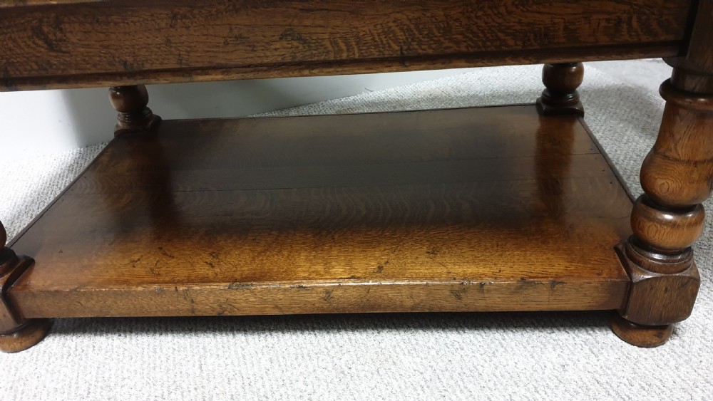 Oak Plank Coffee Table View III