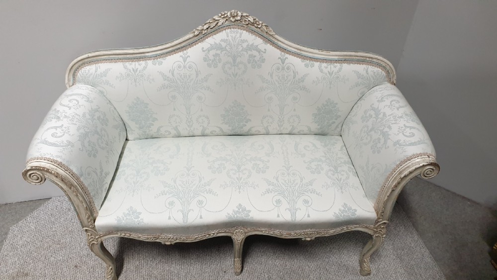 Superb French Painted Sofa View VIII